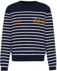 DSquared² - Logo Detailed Striped Jumper - Lyst