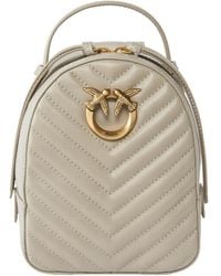 Pinko - Love Click Matelassé Backpack - Lyst