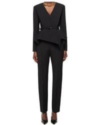 Roland Mouret - Crepe Straight Leg Trouser - Lyst