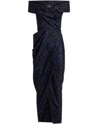 Etro - Jacquard Off-The-Shoulder Evening Dress - Lyst