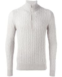 Loro Piana - Cable Knit Sweater - Lyst