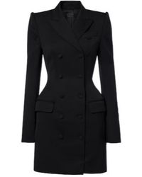 Mugler - Wool Blazer Dress - Lyst