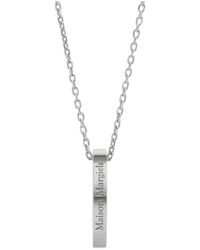Maison Margiela - Logo Ring Pendant Necklace - Lyst