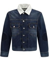 NAMACHEKO - Laguna Contrast-Collar Denim Jacket - Lyst