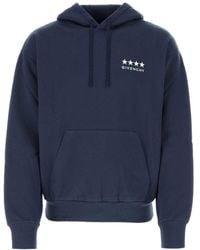 Givenchy - Logo Embroidered Drawstring Hoodie - Lyst
