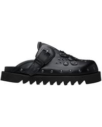 Toga Virilis - Round Toe Flat Mules - Lyst