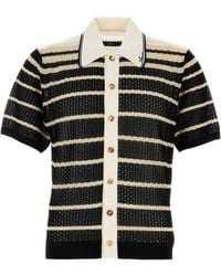 Amiri - Striped Buttoned Shirt - Lyst