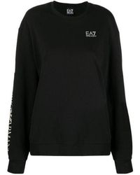 Emporio Armani - Logo-Print Sweatshirt - Lyst