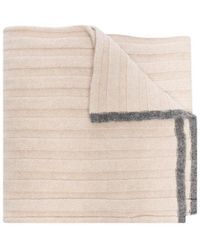 Brunello Cucinelli - Knitted Finished Edge Scarf - Lyst