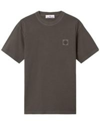 Stone Island - Logo Patch Crewneck T-Shirt - Lyst