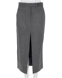 Co. - Front-Slit Midi Skirt - Lyst