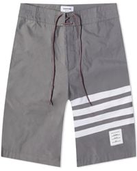 Thom Browne - Bar Drawstring Shorts - Lyst