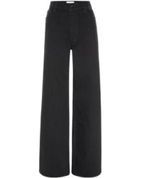 FRAME - The Palace High-Waisted Wide-Leg Jeans - Lyst