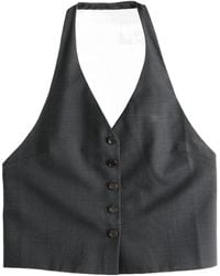 Amomento - Halterneck Button-Up Top - Lyst