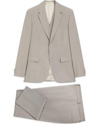 BOSS - Three-Piece Suit Consisting Of A Long-Sleeved Suit Jacket, Trousers, And Vest - Lyst