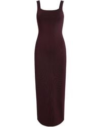 KHAITE - Knitted Dixi Midi Dress - Lyst