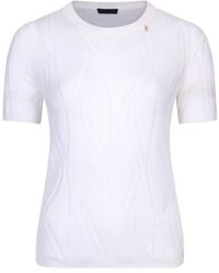 Liu Jo - Short Sleeve Crewneck Top - Lyst