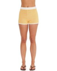 The Upside - Daisy Striped Shorts - Lyst