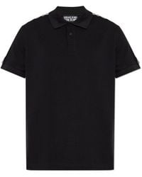 Versace Jeans Couture - Couture Logo Tape Short Sleeved Polo Shirt - Lyst