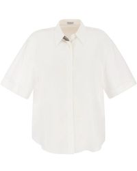 Brunello Cucinelli - Conceal Fastened Shirt - Lyst