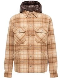 Moncler - Nyvalin 3-In- Hooded Flannel Down Jacket - Lyst