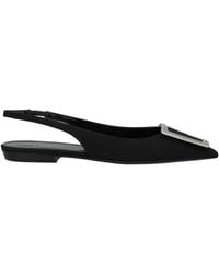 Saint Laurent - Solid Color Flat Shoes - Lyst