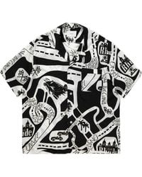 Rhude - Strada Silk Shirt - Lyst