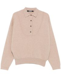 Jacquemus - Ribbed Hem Long-Sleeved Sweater - Lyst