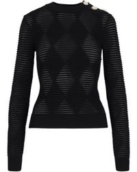Balmain - Crewneck - Lyst