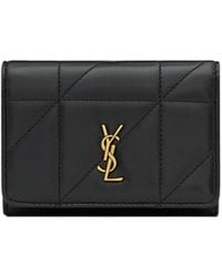 Saint Laurent - Jamie Slim Tri-Fold Wallet - Lyst