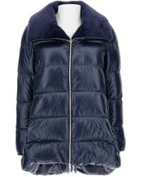 Herno - Faux Fur-Trim Padded Coat - Lyst