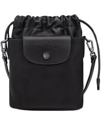 Longchamp - Drawstring Bucket Bag - Lyst