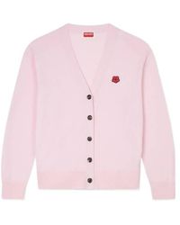 KENZO - Boke Flower Embroidered V-Neck Cardigan - Lyst