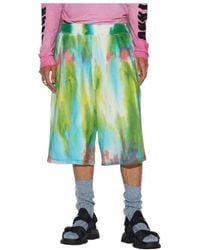 DSquared² - Tie Dyed Elasticated Waistband Track Shorts - Lyst
