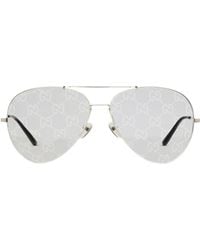 Gucci - Gg2172S Aviator Sunglasses - Lyst