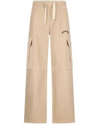 Palm Angels - Logo-Embroidered Trousers - Lyst