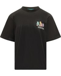 Barrow - Teddy Print T-Shirt - Lyst