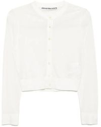 Alexander Wang - Crystal-Embellished Cropped Top - Lyst