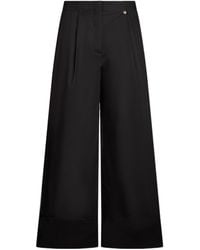 Liu Jo - Flared Pleated Trousers - Lyst
