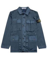 Stone Island - Compass Badge Field Jacket - Lyst