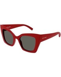Saint Laurent - Eyewear Butterfly Frame Sunglasses - Lyst