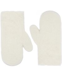 Max Mara - Teddy Mittens Gloves - Lyst