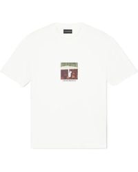 Emporio Armani - Short-Sleeved Printed Crew-Neck T-Shirt - Lyst