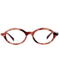 Gucci - Oval Optical Frame - Lyst