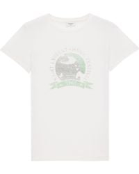 Saint Laurent - Music Festival Crewneck T-Shirt - Lyst