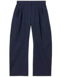 The Attico - The Logo Plaque Wide-Leg Trousers - Lyst