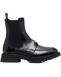 McQueen - Round-Toe Boots - Lyst