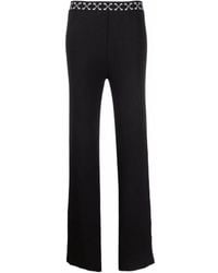 Off-White c/o Virgil Abloh - Logo Waistband Straight Leg Pants - Lyst