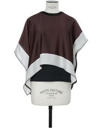 Sacai - Satin X Cotton Jersey T-Shirt - Lyst
