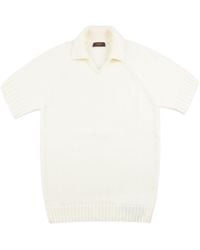 Zanone - Short-Sleeve Wool T-Shirt - Lyst